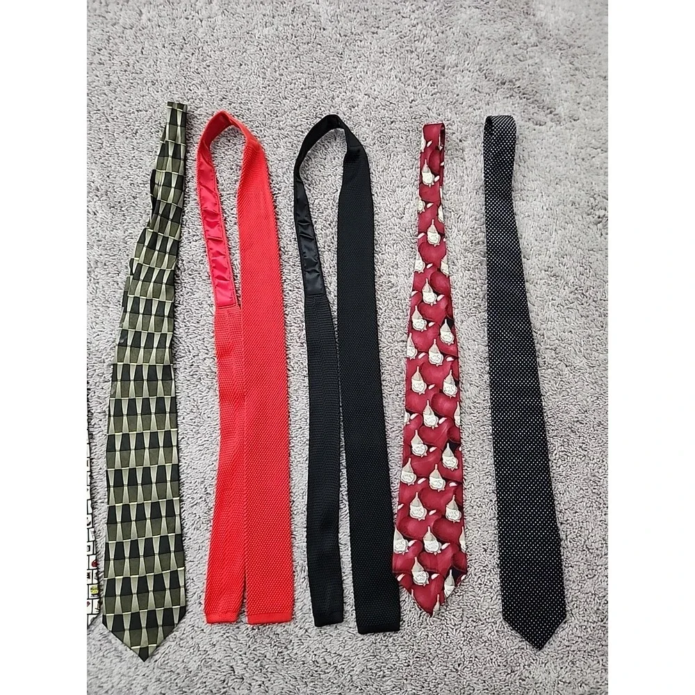 Lot of 10 Neck Tie Mens Classic Geometric Science Novelty Abstract